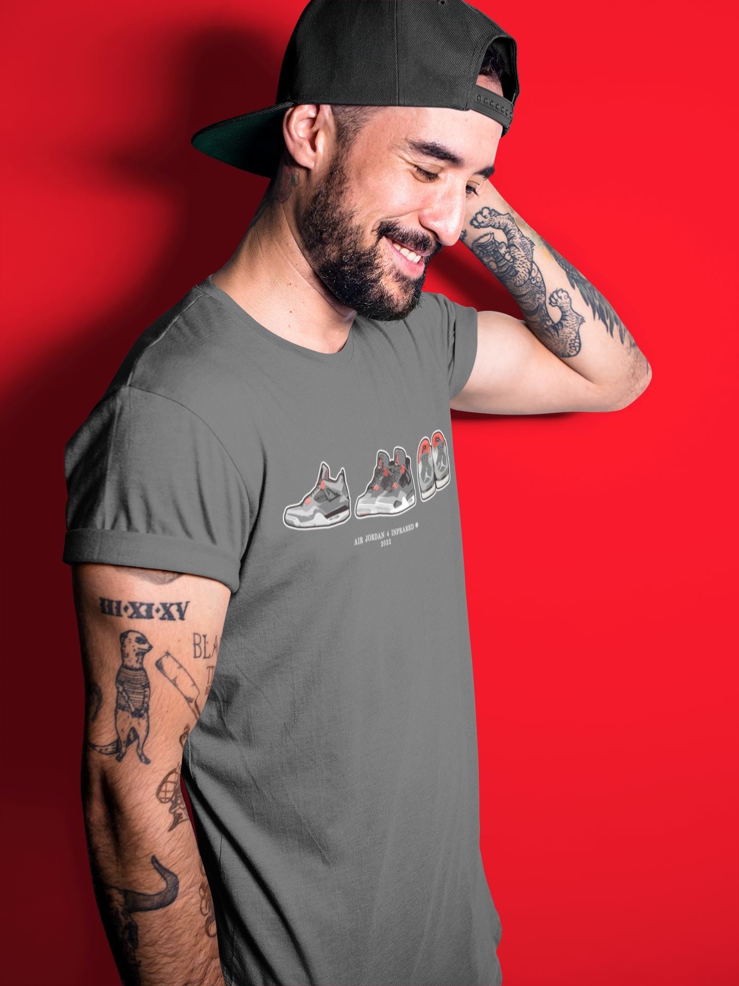Jordan 4 Infrared Sneaker Match Tees Air Jordan 4 Prelude Sneaker Tees Jordan 4 Infrared Sneaker Release Tees Unisex Shirts