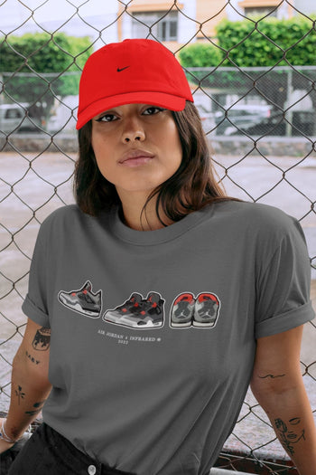 Jordan 4 Infrared Sneaker Match Tees Air Jordan 4 Prelude Sneaker Tees Jordan 4 Infrared Sneaker Release Tees Unisex Shirts