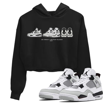 Jordan 4 Military Black Sneaker Match Tees Air Jordan 4 Prelude Sneaker Tees Jordan 4 Military Black Sneaker Release Tees Women's Shirts