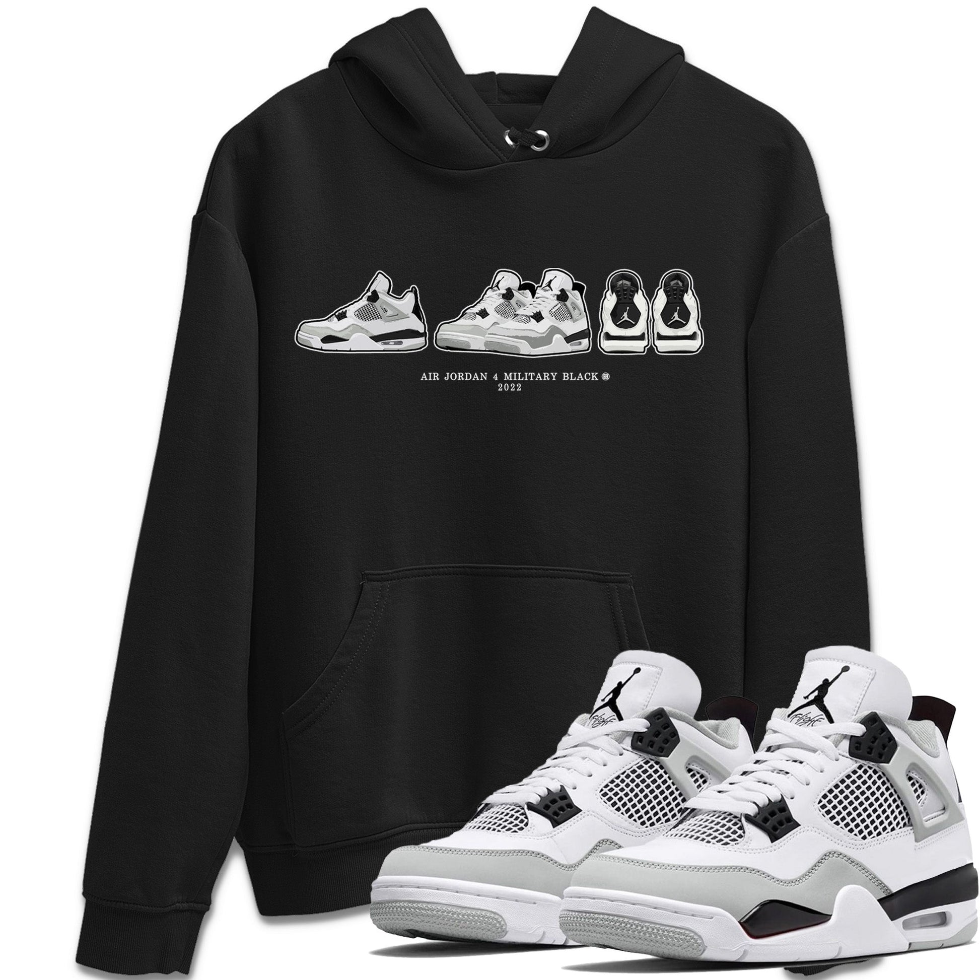 Jordan 4 Military Black Sneaker Match Tees Air Jordan 4 Prelude Sneaker Tees Jordan 4 Military Black Sneaker Release Tees Unisex Shirts