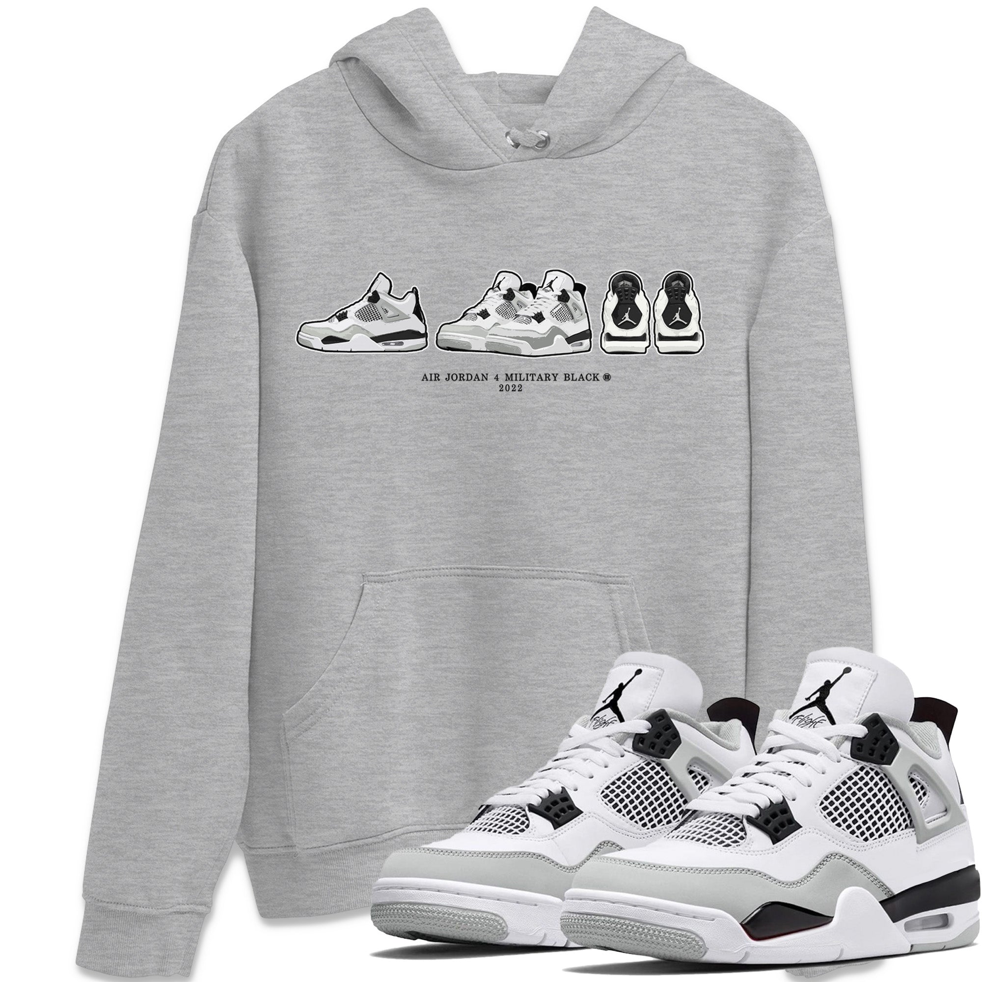 Jordan 4 Military Black Sneaker Match Tees Air Jordan 4 Prelude Sneaker Tees Jordan 4 Military Black Sneaker Release Tees Unisex Shirts