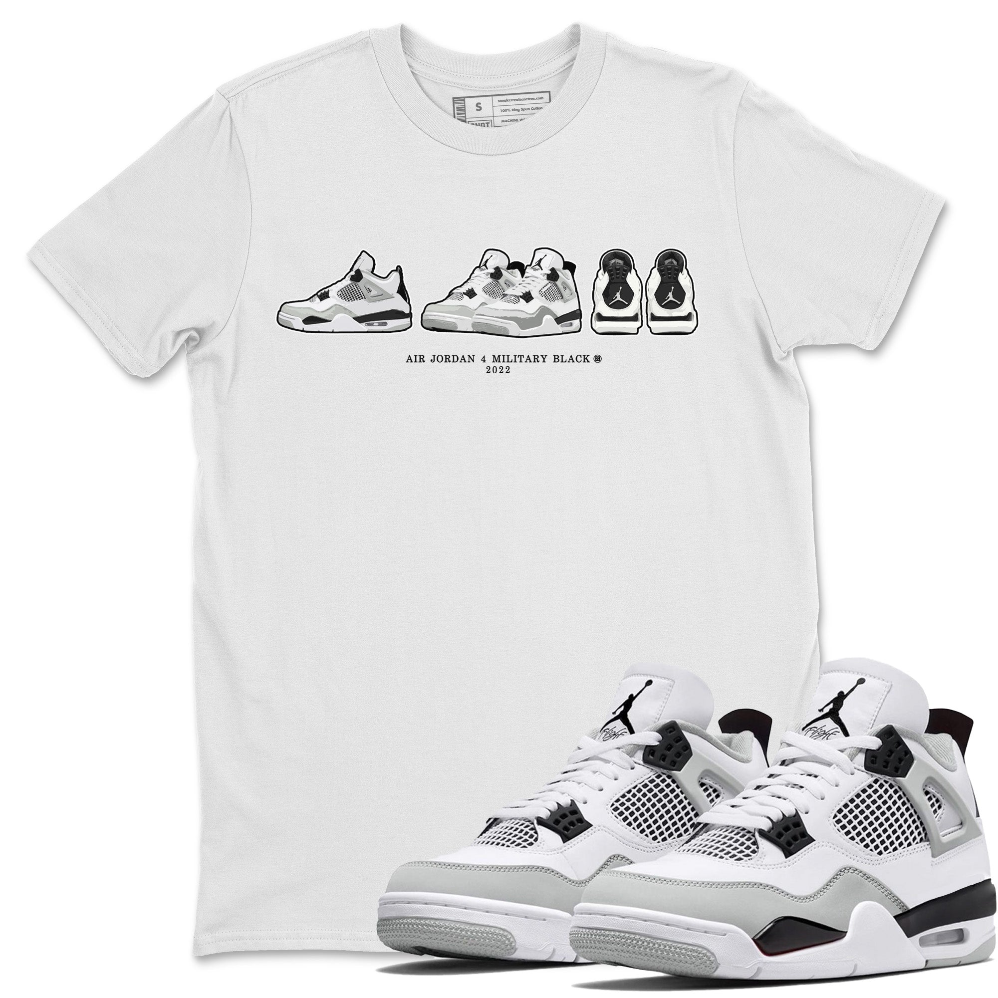 Jordan 4 Military Black Sneaker Match Tees Air Jordan 4 Prelude Sneaker Tees Jordan 4 Military Black Sneaker Release Tees Unisex Shirts