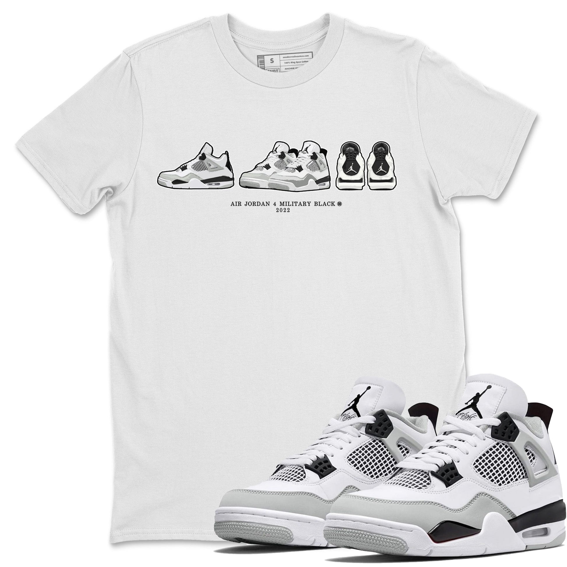 Jordan 4 Military Black Sneaker Match Tees Air Jordan 4 Prelude Sneaker Tees Jordan 4 Military Black Sneaker Release Tees Unisex Shirts