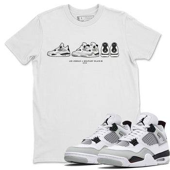 Jordan 4 Military Black Sneaker Match Tees Air Jordan 4 Prelude Sneaker Tees Jordan 4 Military Black Sneaker Release Tees Unisex Shirts