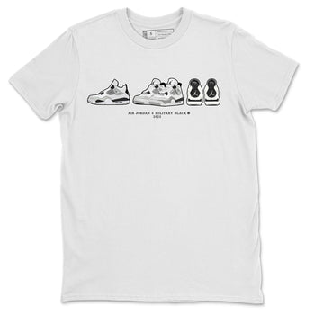 Jordan 4 Military Black Sneaker Match Tees Air Jordan 4 Prelude Sneaker Tees Jordan 4 Military Black Sneaker Release Tees Unisex Shirts