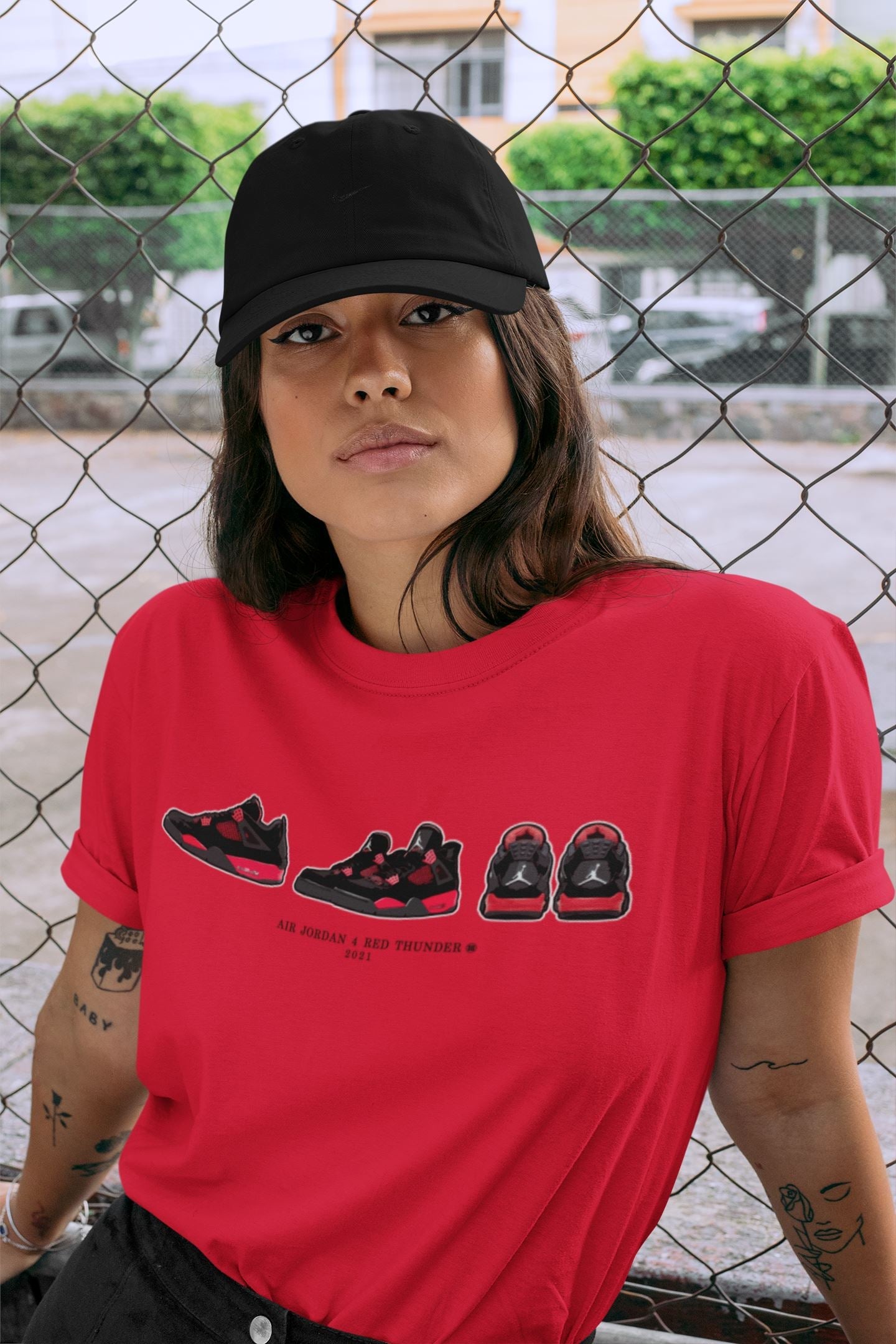 Jordan 4 Red Thunder Sneaker Match Tees Air Jordan 4 Prelude Sneaker Tees Jordan 4 Red Thunder Sneaker Release Tees Unisex Shirts