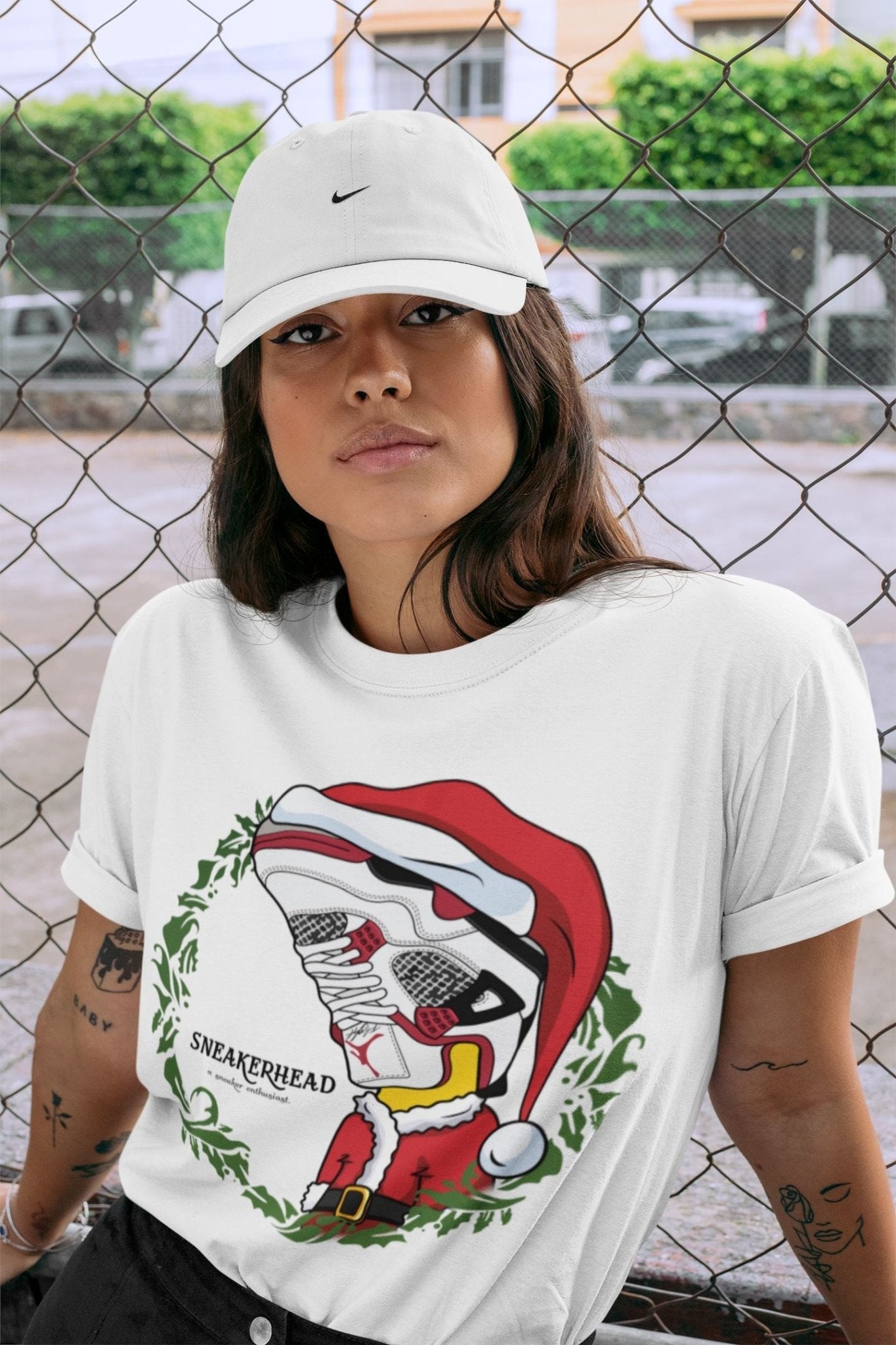 Jordan 4 Fire Red Sneaker Match Tees Christmas Sneakerhead Sneaker Tees Jordan 4 Fire Red Sneaker Release Tees Unisex Shirts