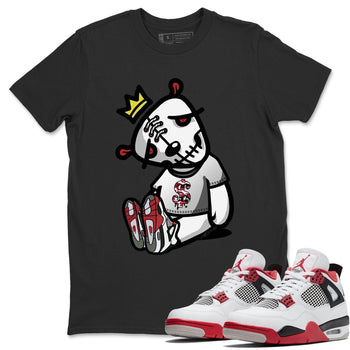 Jordan 4 Fire Red Sneaker Match Tees Dead Dolls Sneaker Tees Jordan 4 Fire Red Sneaker Release Tees Unisex Shirts
