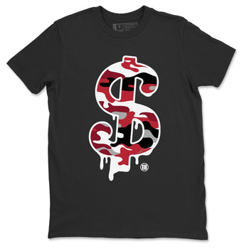 Jordan 4 Fire Red Sneaker Match Tees Dollar Camo Sneaker Tees Jordan 4 Fire Red Sneaker Release Tees Unisex Shirts