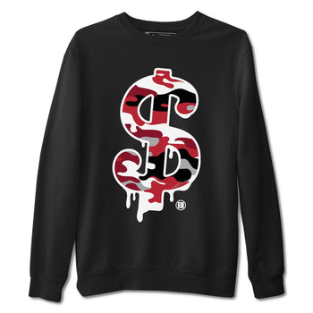 Jordan 4 Fire Red Sneaker Match Tees Dollar Camo Sneaker Tees Jordan 4 Fire Red Sneaker Release Tees Unisex Shirts