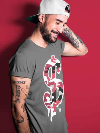 Jordan 4 Fire Red Sneaker Match Tees Dollar Camo Sneaker Tees Jordan 4 Fire Red Sneaker Release Tees Unisex Shirts