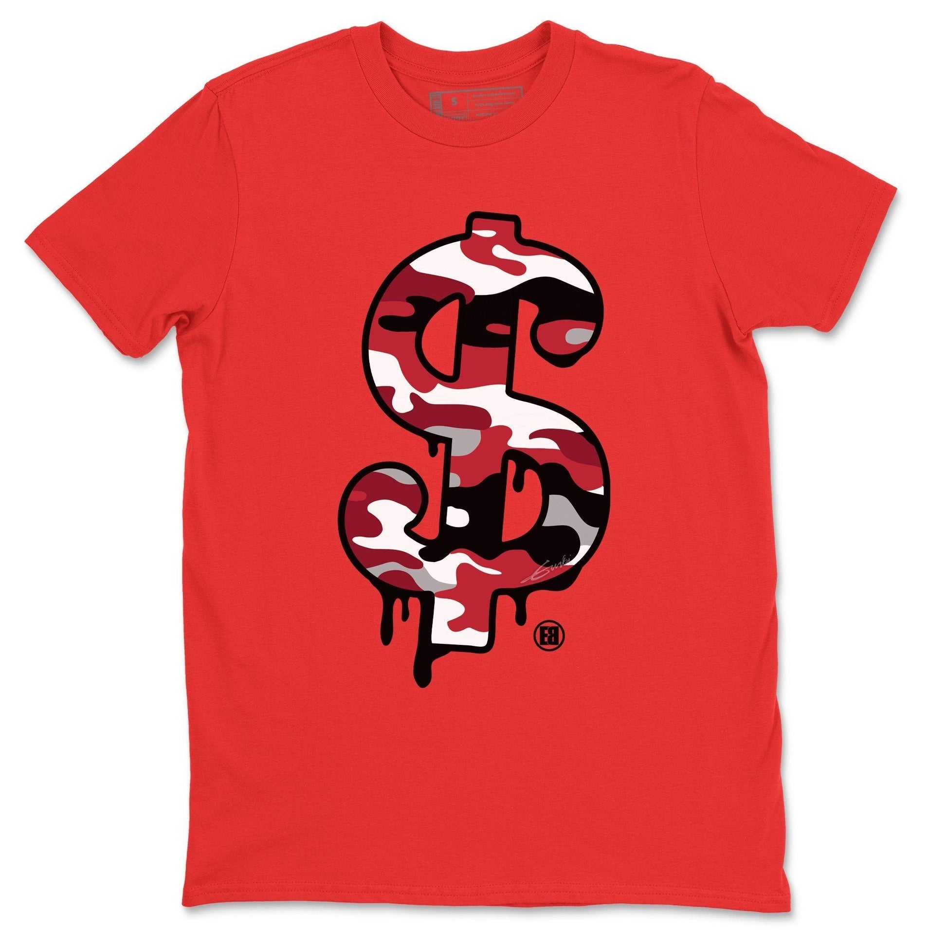 Jordan 4 Fire Red Sneaker Match Tees Dollar Camo Sneaker Tees Jordan 4 Fire Red Sneaker Release Tees Unisex Shirts