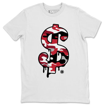 Jordan 4 Fire Red Sneaker Match Tees Dollar Camo Sneaker Tees Jordan 4 Fire Red Sneaker Release Tees Unisex Shirts