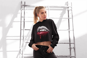 Jordan 4 Fire Red Sneaker Match Tees Dripping Lips Sneaker Tees Jordan 4 Fire Red Sneaker Release Tees Women's Shirts