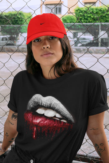 Jordan 4 Fire Red Sneaker Match Tees Dripping Lips Sneaker Tees Jordan 4 Fire Red Sneaker Release Tees Unisex Shirts