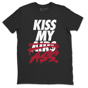 Jordan 4 Fire Red Sneaker Match Tees Kiss My Ass Sneaker Tees Jordan 4 Fire Red Sneaker Release Tees Unisex Shirts