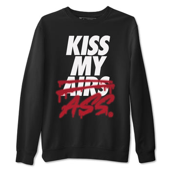 Jordan 4 Fire Red Sneaker Match Tees Kiss My Ass Sneaker Tees Jordan 4 Fire Red Sneaker Release Tees Unisex Shirts