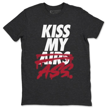 Jordan 4 Fire Red Sneaker Match Tees Kiss My Ass Sneaker Tees Jordan 4 Fire Red Sneaker Release Tees Unisex Shirts