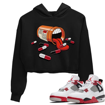 Jordan 4 Fire Red Sneaker Match Tees Sneaker Addiction Sneaker Tees Jordan 4 Fire Red Sneaker Release Tees Women's Shirts