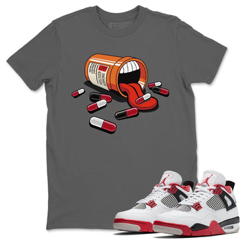 Jordan 4 Fire Red Sneaker Match Tees Sneaker Addiction Sneaker Tees Jordan 4 Fire Red Sneaker Release Tees Unisex Shirts