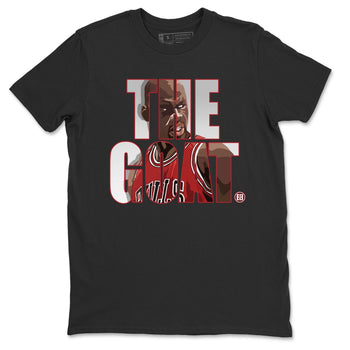 Jordan 4 Fire Red Sneaker Match Tees The Goat Sneaker Tees Jordan 4 Fire Red Sneaker Release Tees Unisex Shirts