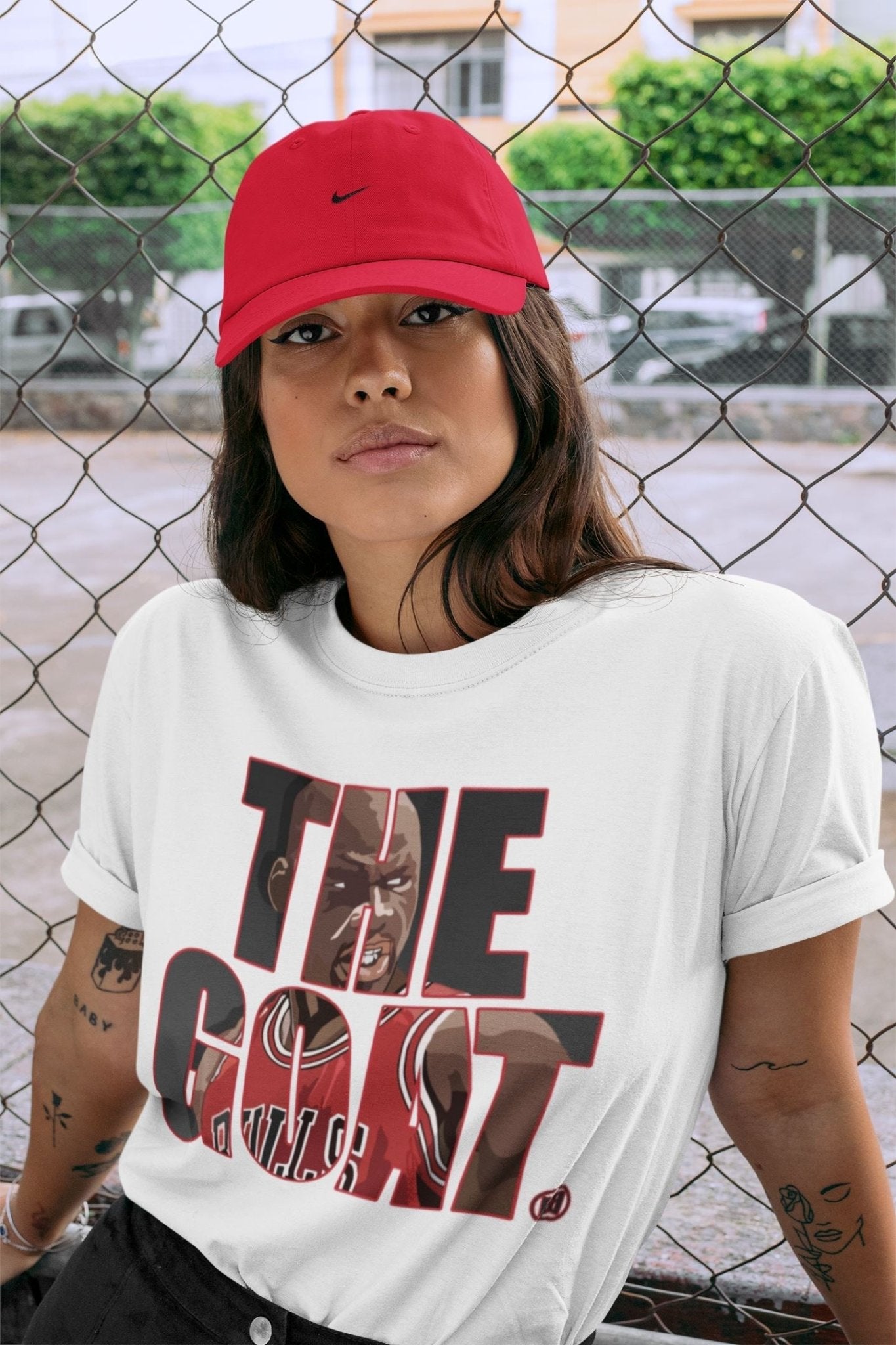 Jordan 4 Fire Red Sneaker Match Tees The Goat Sneaker Tees Jordan 4 Fire Red Sneaker Release Tees Unisex Shirts