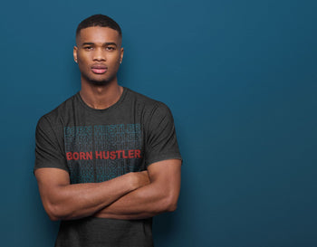 Jordan 4 Deep Ocean Sneaker Match Tees Born Hustler Sneaker Tees Jordan 4 Deep Ocean Sneaker Release Tees Unisex Shirts