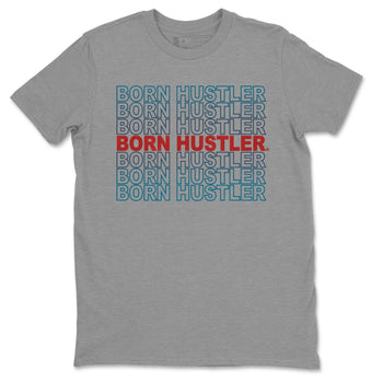 Jordan 4 Deep Ocean Sneaker Match Tees Born Hustler Sneaker Tees Jordan 4 Deep Ocean Sneaker Release Tees Unisex Shirts