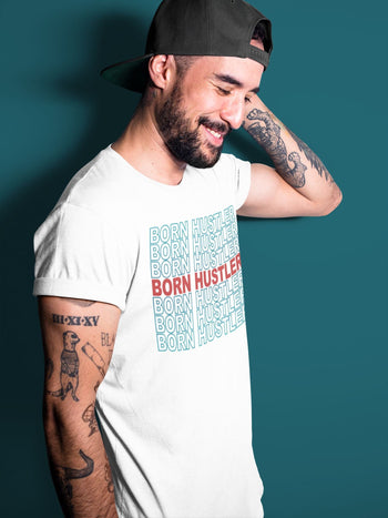 Jordan 4 Deep Ocean Sneaker Match Tees Born Hustler Sneaker Tees Jordan 4 Deep Ocean Sneaker Release Tees Unisex Shirts