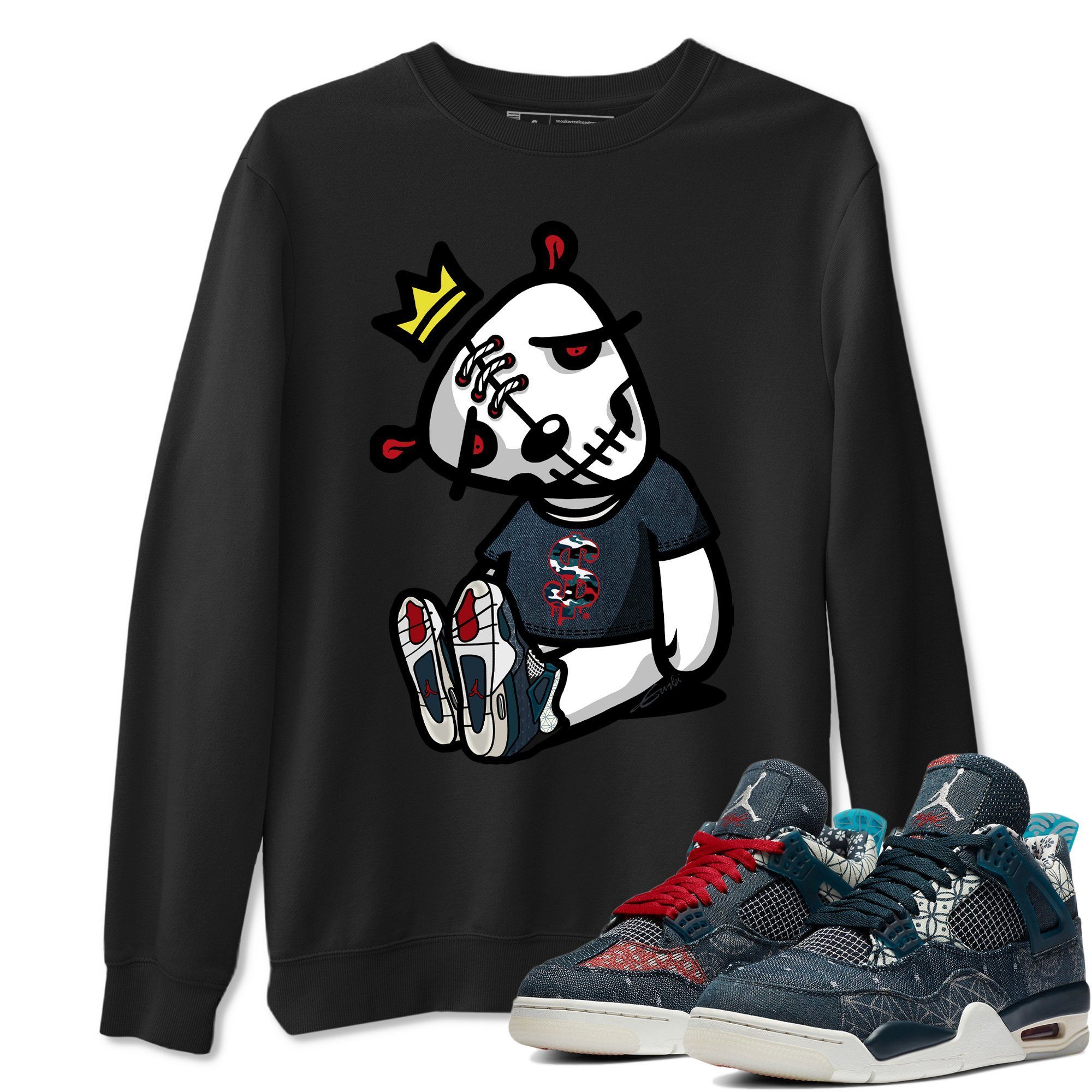 Jordan 4 Deep Ocean Sneaker Match Tees Dead Dolls Sneaker Tees Jordan 4 Deep Ocean Sneaker Release Tees Unisex Shirts