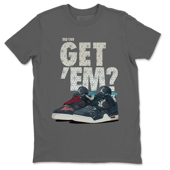 Jordan 4 Deep Ocean Sneaker Match Tees Did You Get Em SNRT Sneaker Tees Jordan 4 Deep Ocean SNRT Sneaker Release Tees Unisex Shirts