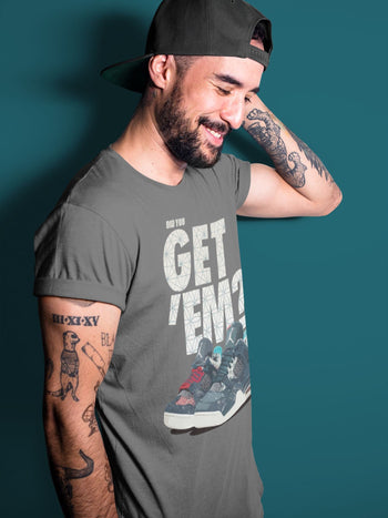 Jordan 4 Deep Ocean Sneaker Match Tees Did You Get Em SNRT Sneaker Tees Jordan 4 Deep Ocean SNRT Sneaker Release Tees Unisex Shirts