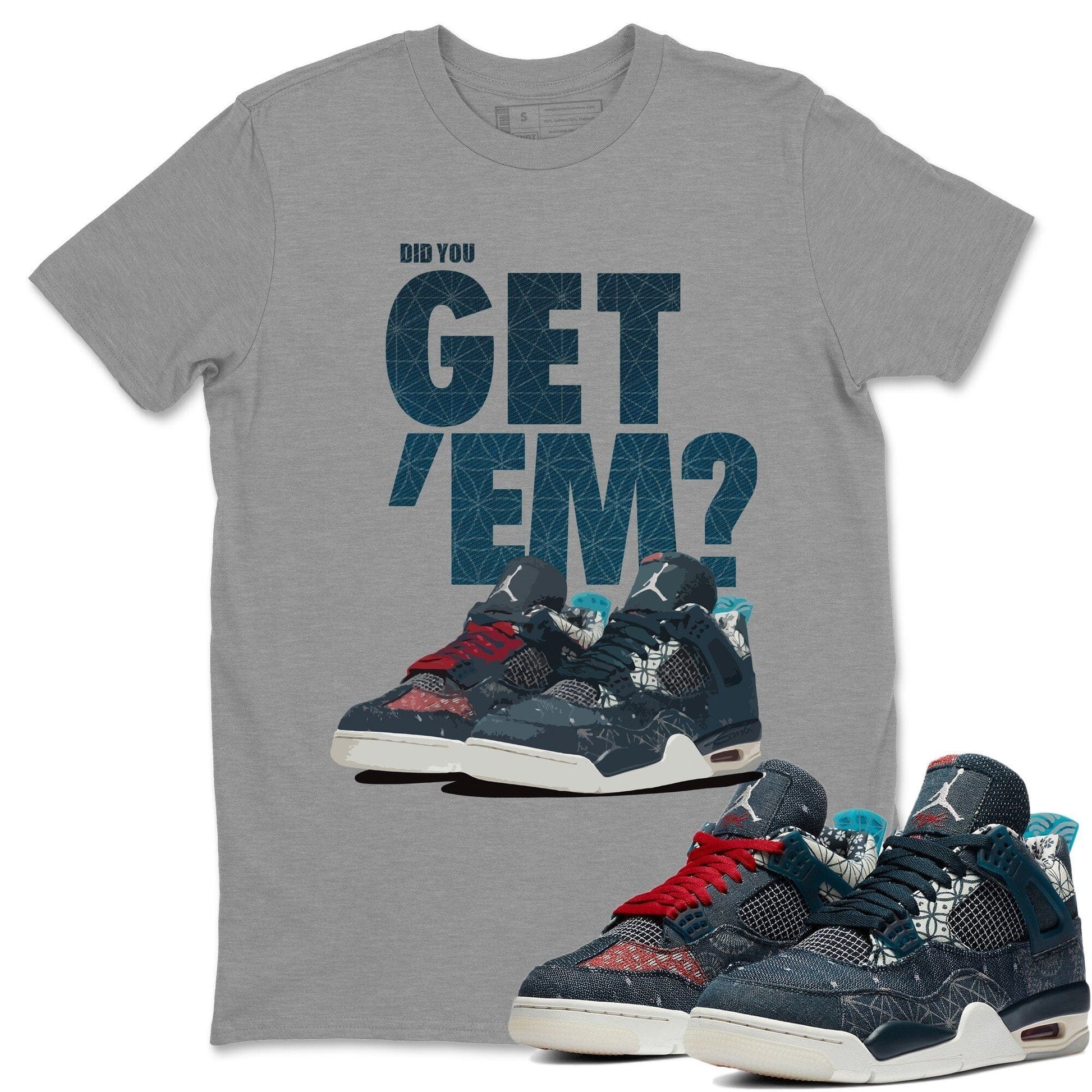 Jordan 4 Deep Ocean Sneaker Match Tees Did You Get Em SNRT Sneaker Tees Jordan 4 Deep Ocean SNRT Sneaker Release Tees Unisex Shirts