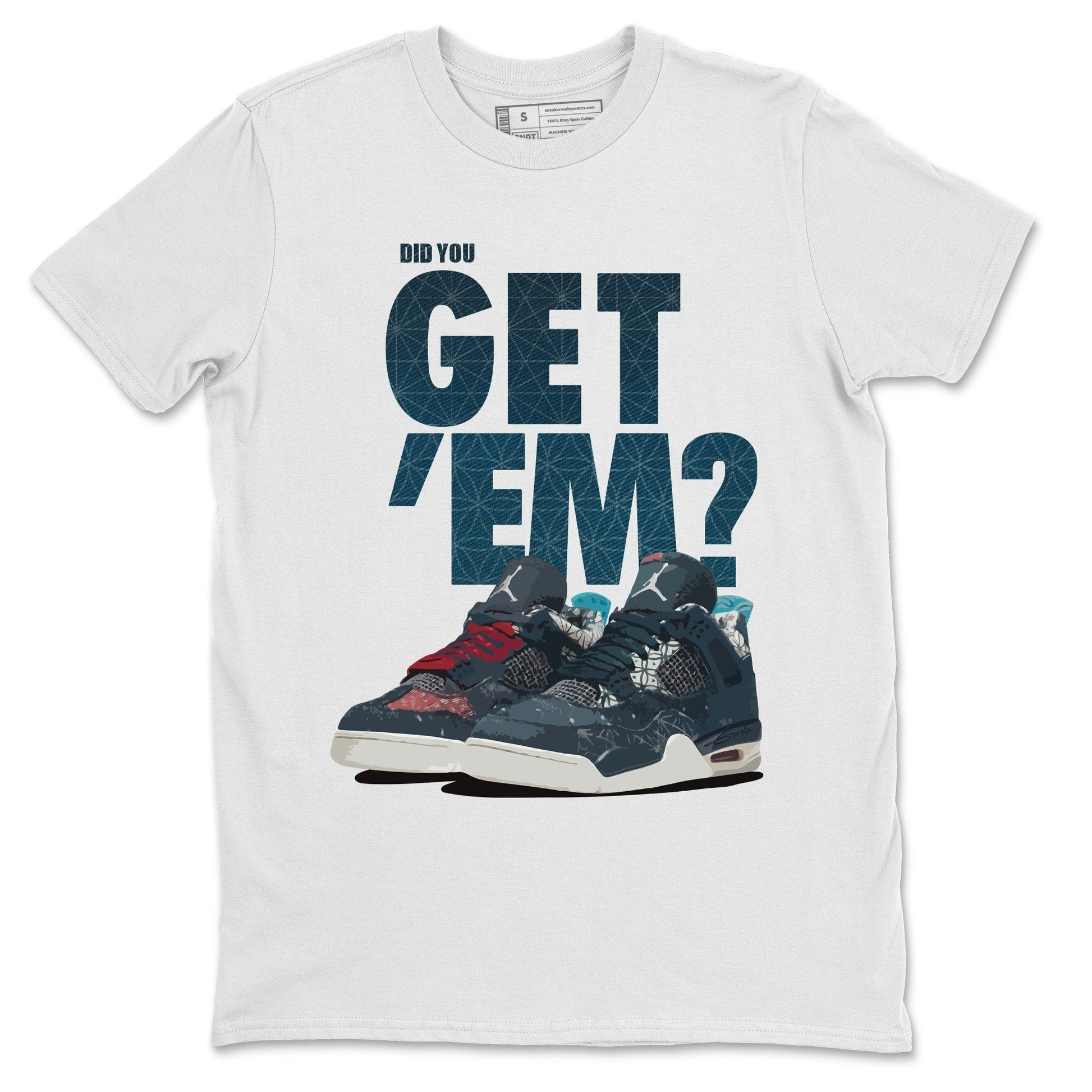 Jordan 4 Deep Ocean Sneaker Match Tees Did You Get Em SNRT Sneaker Tees Jordan 4 Deep Ocean SNRT Sneaker Release Tees Unisex Shirts