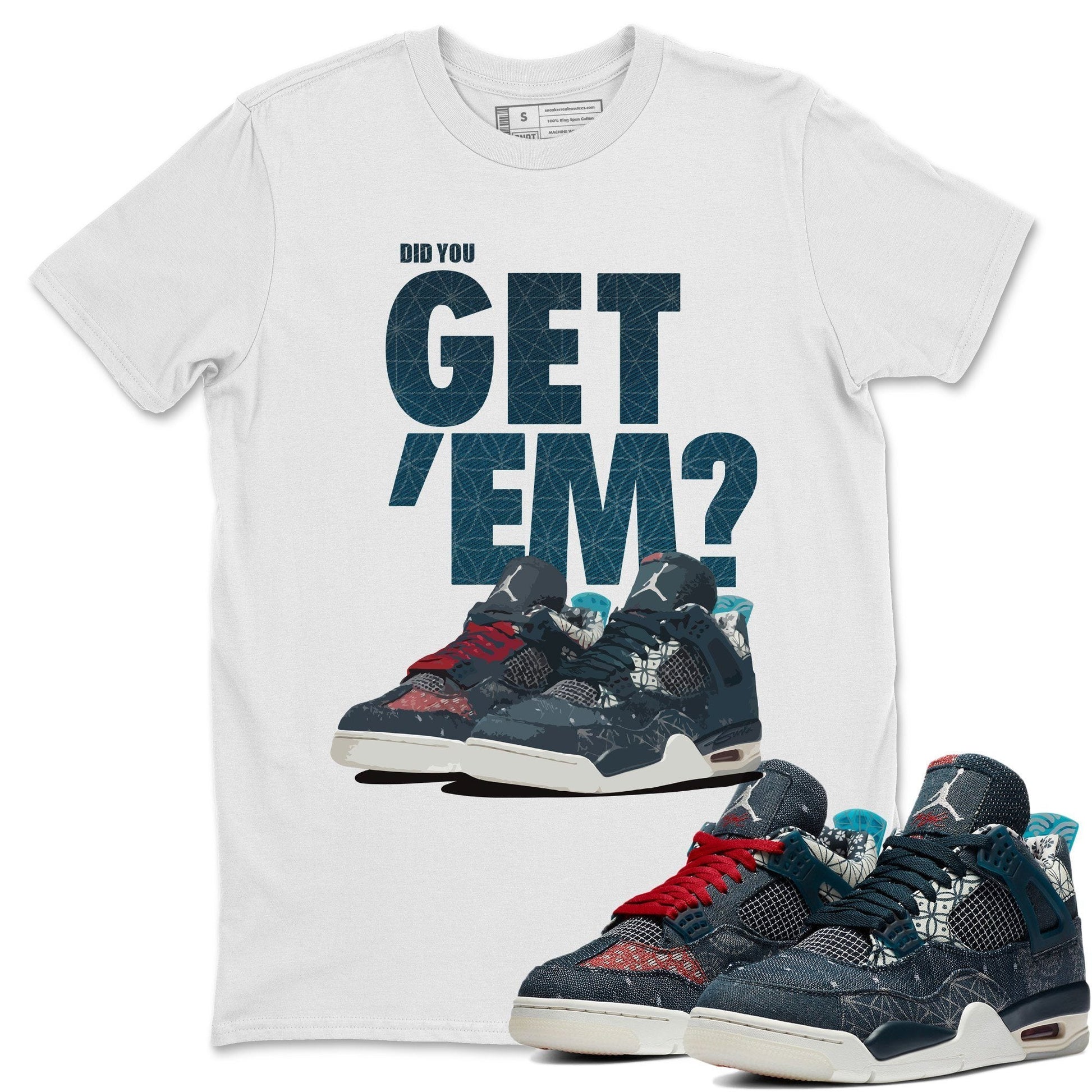Jordan 4 Deep Ocean Sneaker Match Tees Did You Get Em SNRT Sneaker Tees Jordan 4 Deep Ocean SNRT Sneaker Release Tees Unisex Shirts