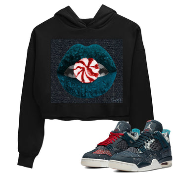Jordan 4 Deep Ocean Sneaker Match Tees Lips Candy Sneaker Tees Jordan 4 Deep Ocean Sneaker Release Tees Women's Shirts