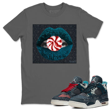 Jordan 4 Deep Ocean Sneaker Match Tees Lips Candy Sneaker Tees Jordan 4 Deep Ocean Sneaker Release Tees Unisex Shirts