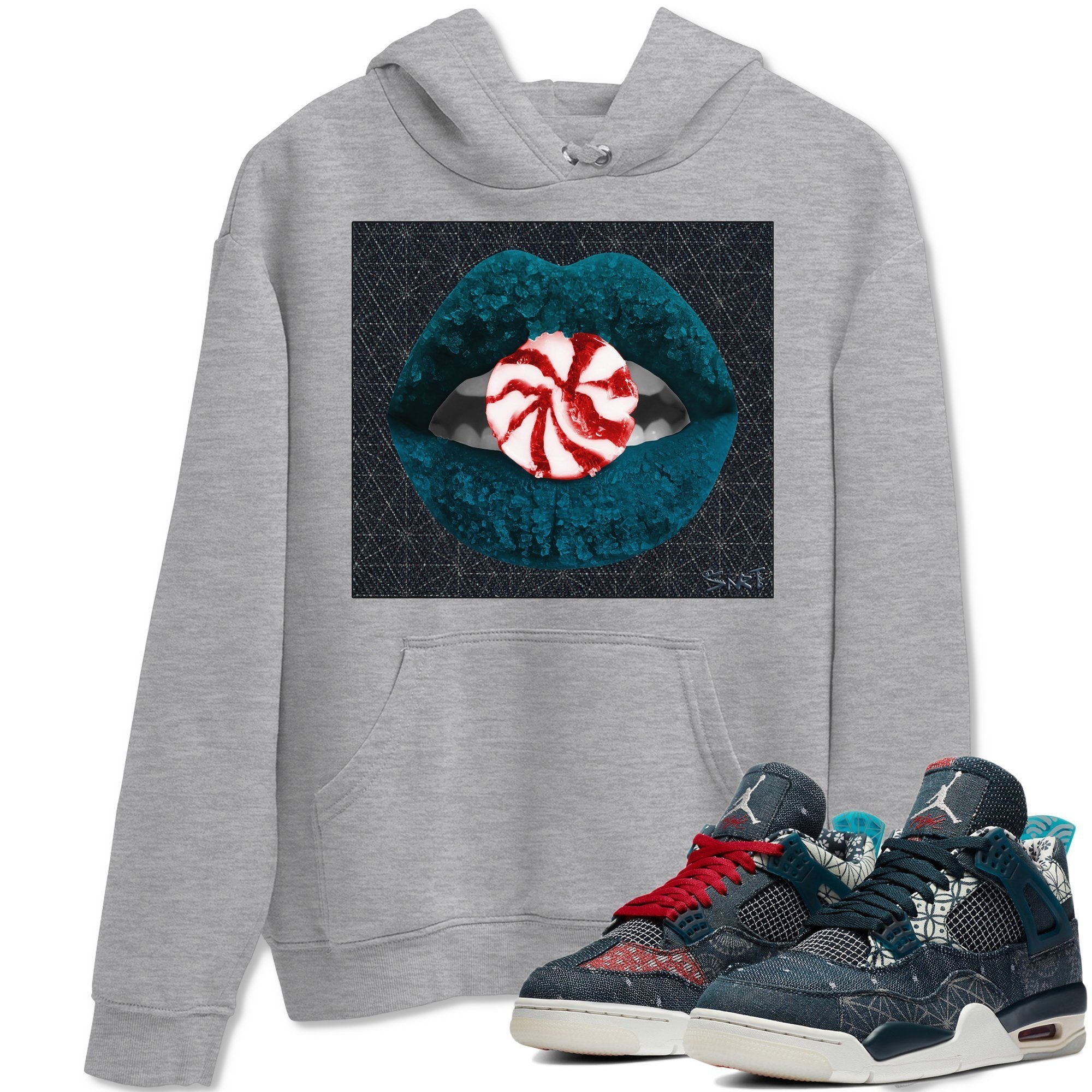 Jordan 4 Deep Ocean Sneaker Match Tees Lips Candy Sneaker Tees Jordan 4 Deep Ocean Sneaker Release Tees Unisex Shirts