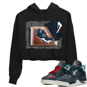 Jordan 4 Deep Ocean Sneaker Match Tees New Kicks Sneaker Tees Jordan 4 Deep Ocean Sneaker Release Tees Women's Shirts