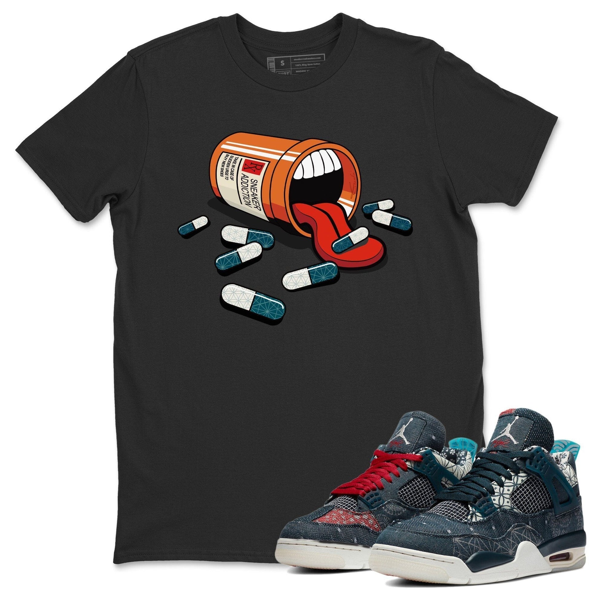 Jordan 4 Deep Ocean Sneaker Match Tees Sneaker Addiction Sneaker Tees Jordan 4 Deep Ocean Sneaker Release Tees Unisex Shirts