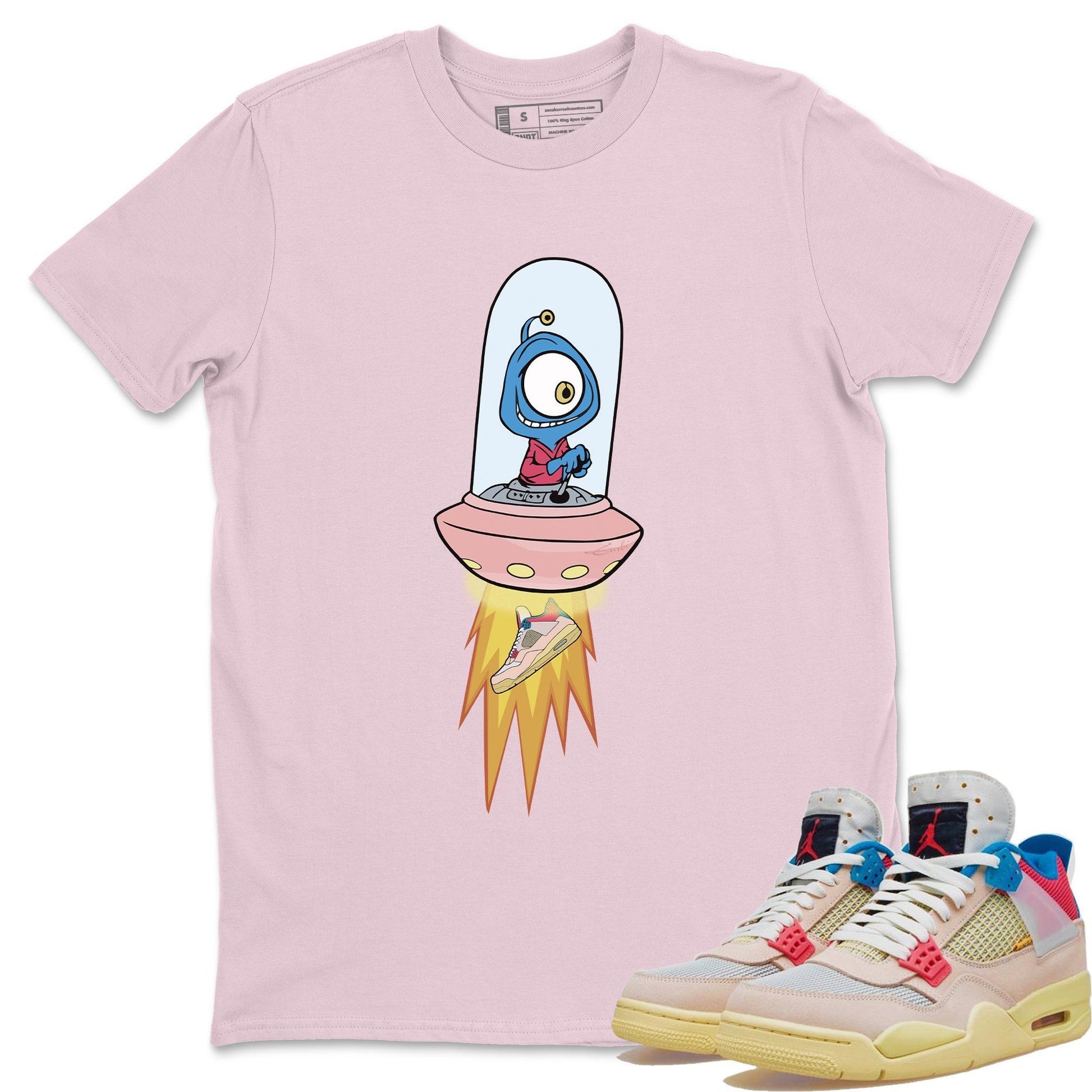 Jordan 4 Union Guava Ice Sneaker Match Tees Alien Sneaker Tees Jordan 4 Union Guava Ice Sneaker Release Tees Unisex Shirts
