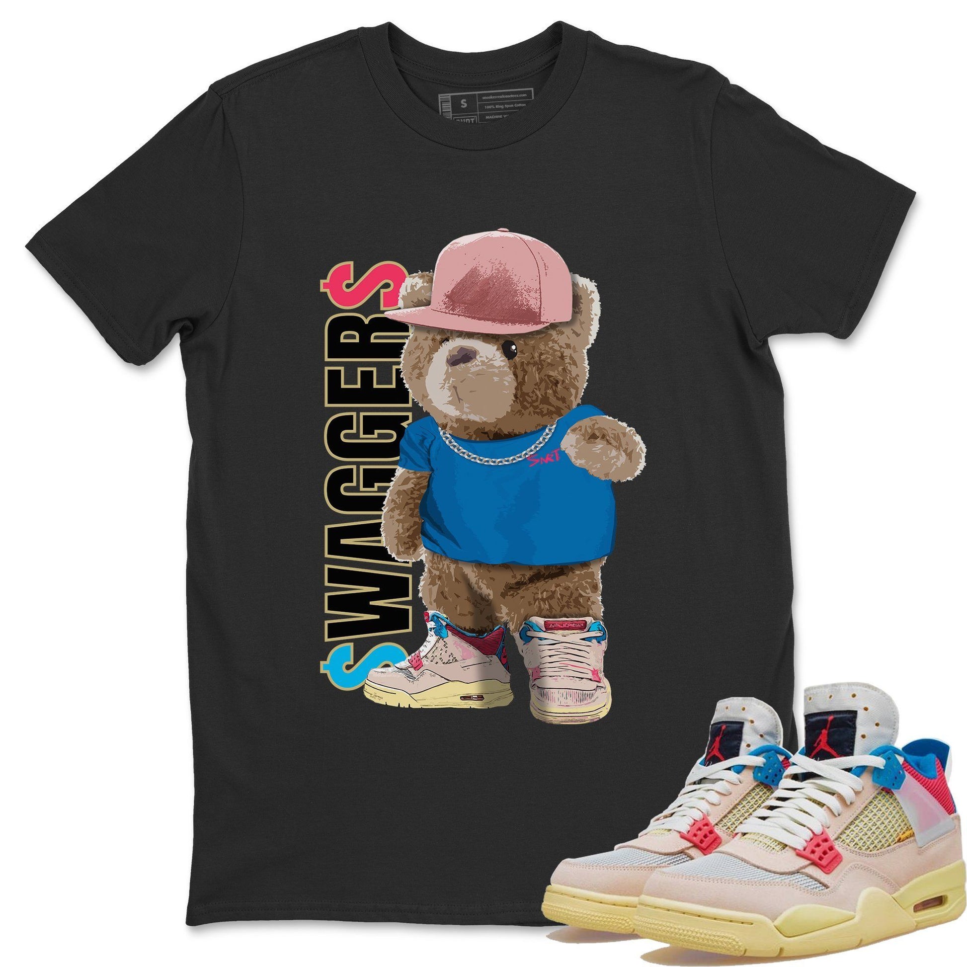 Jordan 4 Union Guava Ice Sneaker Match Tees Bear Swaggers Sneaker Tees Jordan 4 Union Guava Ice Sneaker Release Tees Unisex Shirts