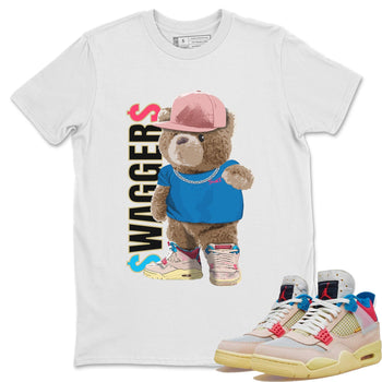 Jordan 4 Union Guava Ice Sneaker Match Tees Bear Swaggers Sneaker Tees Jordan 4 Union Guava Ice Sneaker Release Tees Unisex Shirts