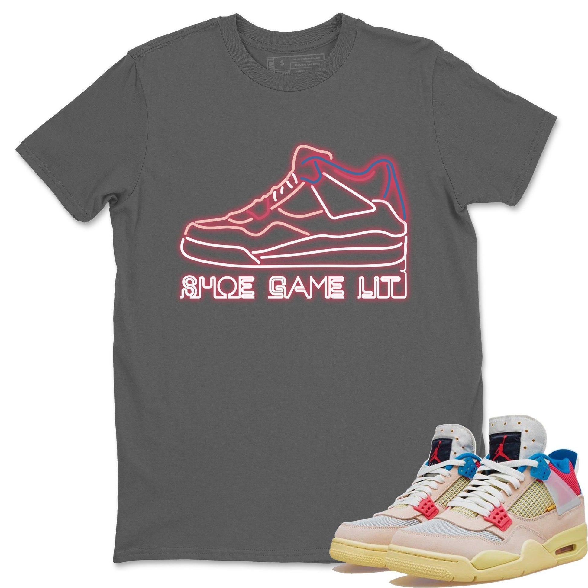 Jordan 4 Union Guava Ice Sneaker Match Tees Shoe Game Lit Sneaker Tees Jordan 4 Union Guava Ice Sneaker Release Tees Unisex Shirts