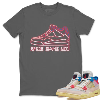 Jordan 4 Union Guava Ice Sneaker Match Tees Shoe Game Lit Sneaker Tees Jordan 4 Union Guava Ice Sneaker Release Tees Unisex Shirts