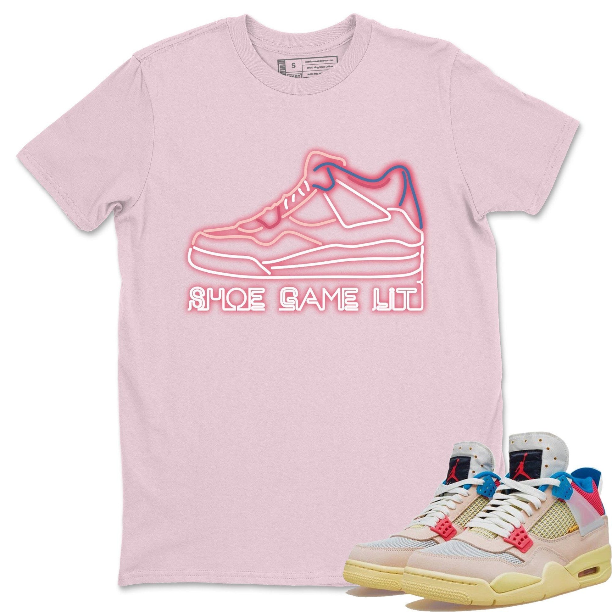 Jordan 4 Union Guava Ice Sneaker Match Tees Shoe Game Lit Sneaker Tees Jordan 4 Union Guava Ice Sneaker Release Tees Unisex Shirts