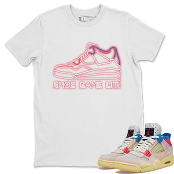 Jordan 4 Union Guava Ice Sneaker Match Tees Shoe Game Lit Sneaker Tees Jordan 4 Union Guava Ice Sneaker Release Tees Unisex Shirts