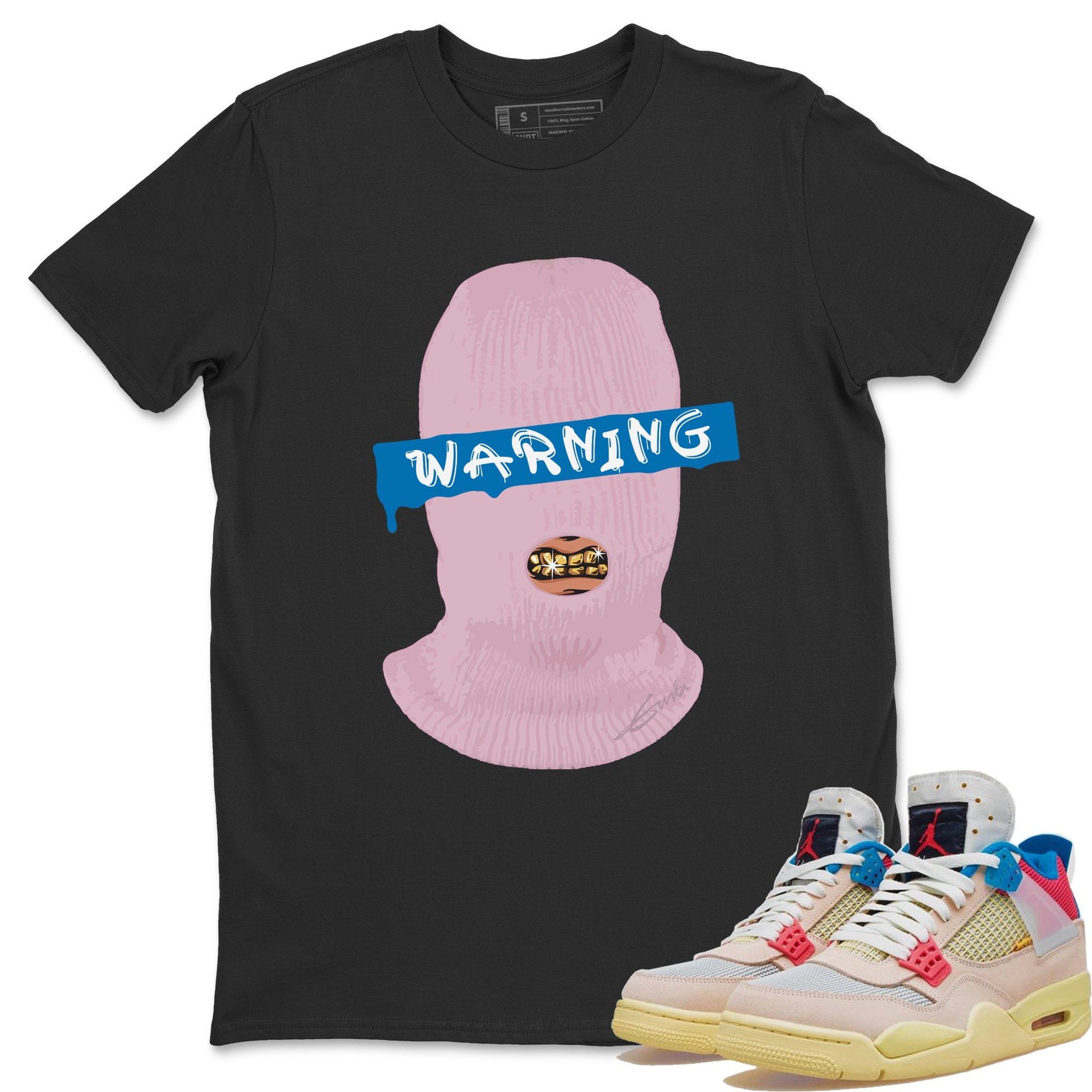 Jordan 4 Union Guava Ice Sneaker Match Tees Warning Sneaker Tees Jordan 4 Union Guava Ice Sneaker Release Tees Unisex Shirts
