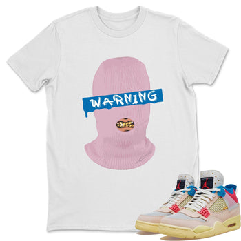Jordan 4 Union Guava Ice Sneaker Match Tees Warning Sneaker Tees Jordan 4 Union Guava Ice Sneaker Release Tees Unisex Shirts
