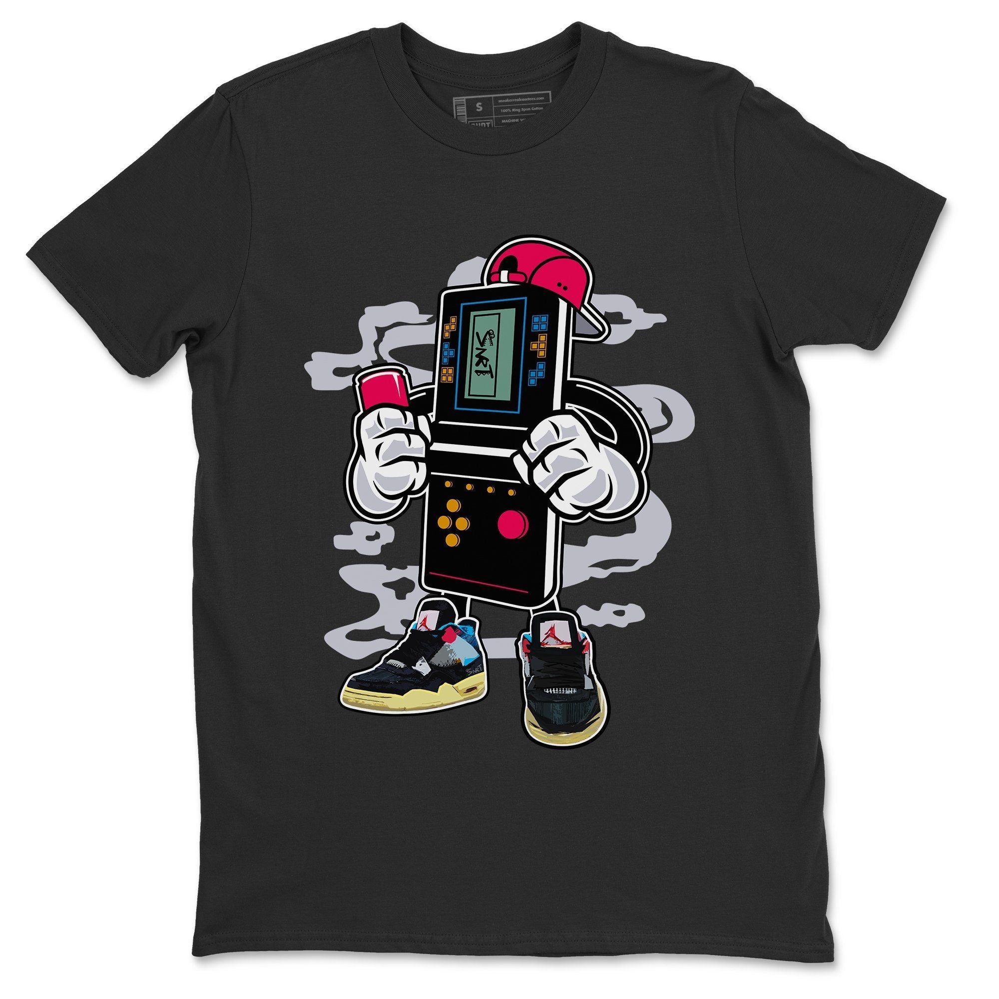 Jordan 4 Union Off Noir Sneaker Match Tees Game Boy Sneaker Tees Jordan 4 Union Off Noir Sneaker Release Tees Unisex Shirts